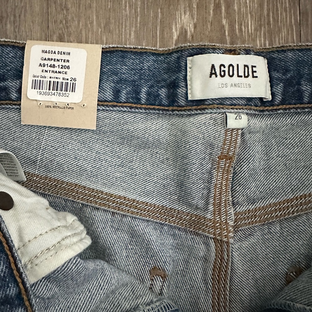 NWT Agolde Magda Carpenter Jeans - Picture 6 of 7